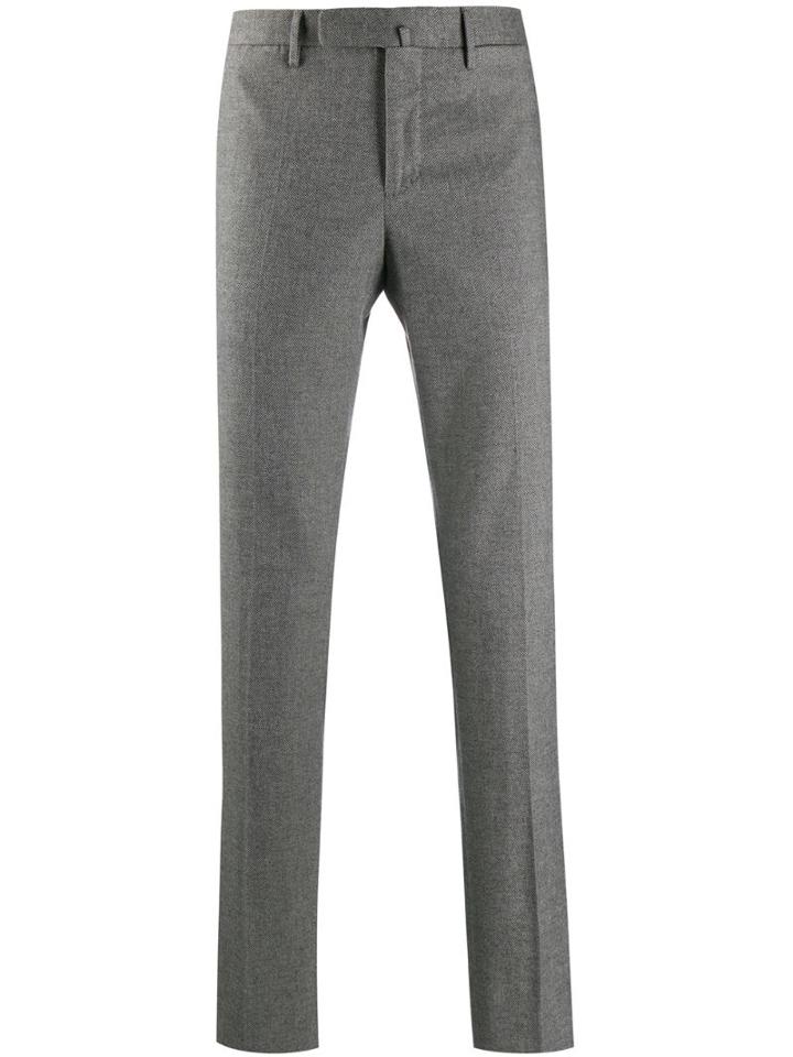 Incotex Woven Slim Fit Trousers - Grey