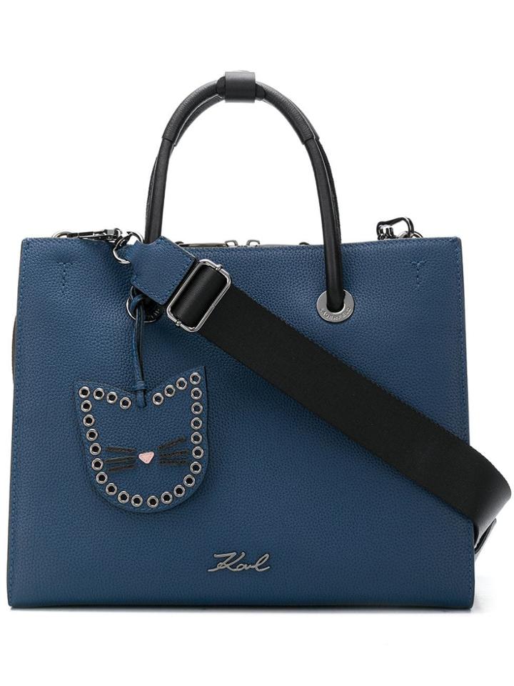 Karl Lagerfeld K/karry All Shopper Tote - Blue