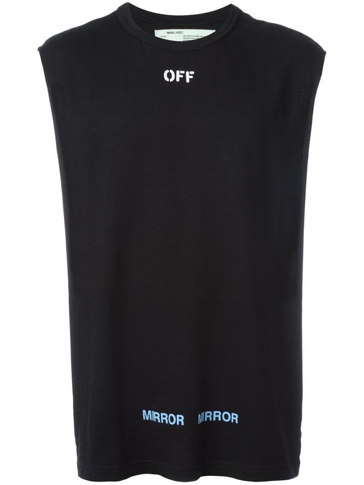 Off-white Care Off T-shirt, Men's, Size: Small, Black, Cotton
