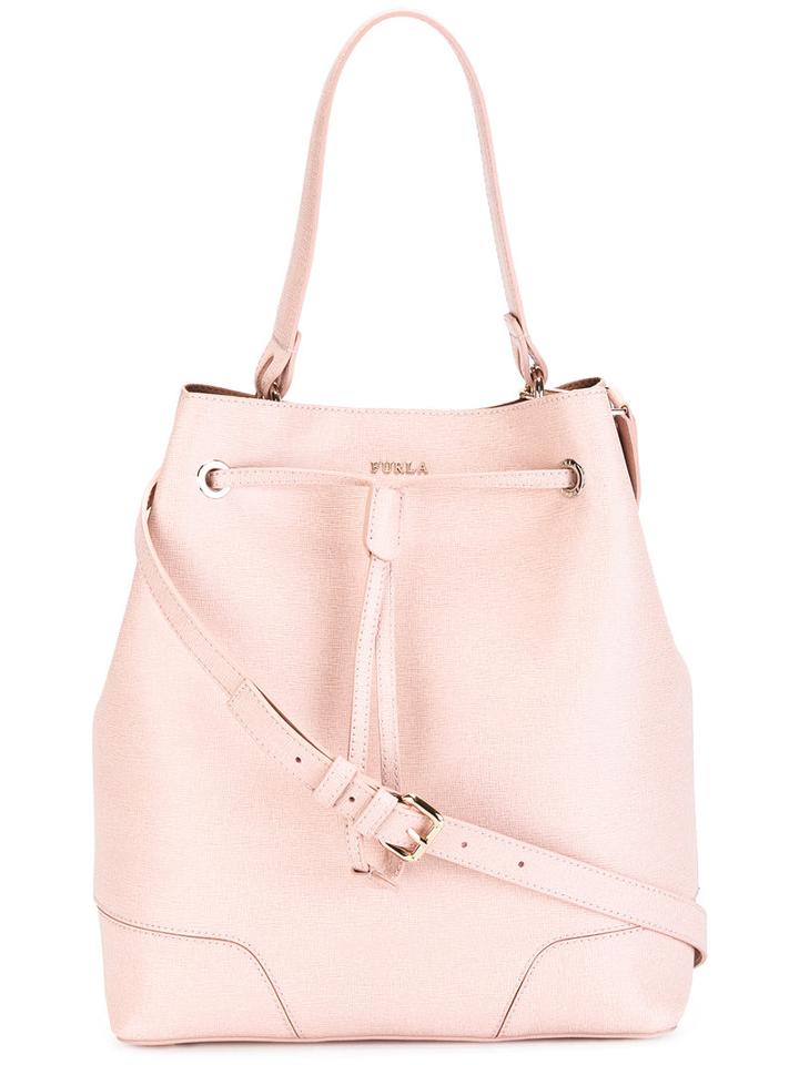 Furla - Removable Strap Bucket Bag - Women - Leather - One Size, Women's, Pink/purple, Leather