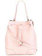 Furla - Removable Strap Bucket Bag - Women - Leather - One Size, Women's, Pink/purple, Leather