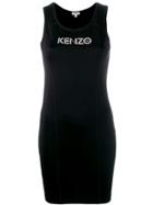 Kenzo Logo Tank Top Dress - Black