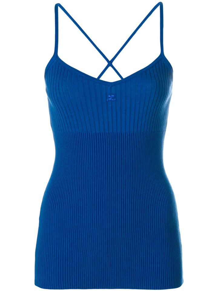 Courrèges Tank Top - Blue