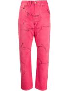 Acne Studios 1997 Swirl Straight-leg Jeans - Pink