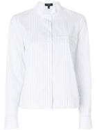 Theory Pinstripe Shirt - White