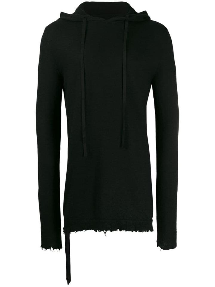 Unravel Project Long Sleeved Hoodie - Black