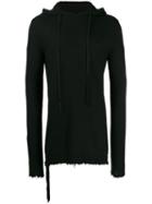 Unravel Project Long Sleeved Hoodie - Black