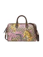 Gucci - Gucci Bengal Top Handle Bag - Women - Leather/canvas/metal/microfibre - One Size, Nude/neutrals, Leather/canvas/metal/microfibre