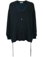 Tibi Luxe Knitted Cardigan - Blue