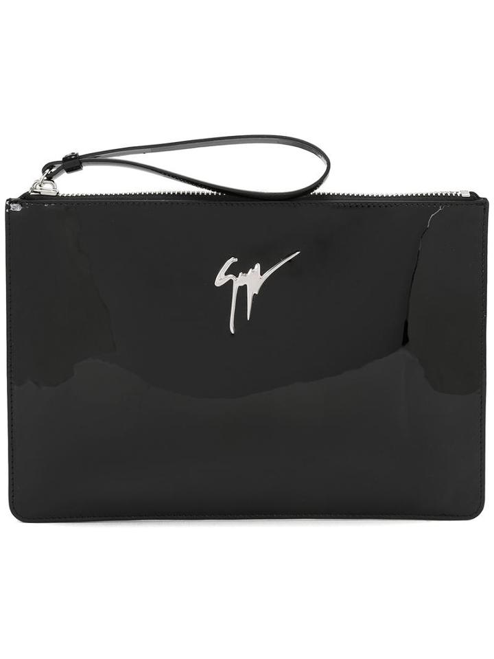Giuseppe Zanotti Design 'margery' Clutch, Women's, Black, Patent Leather