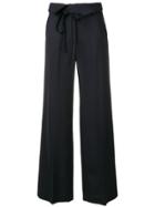 Maison Flaneur Black Flared Trousers