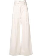 Proenza Schouler Belted Trousers - White