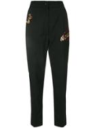 Dolce & Gabbana High-waist Sequin Embellished Trousers - Black