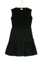 Moncler Kids Bow Detail Dress - Black