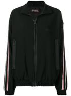 Represent Loose-fit Stripe Jacket - Black