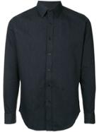 N. Hoolywood Long-sleeve Fitted Shirt - Black