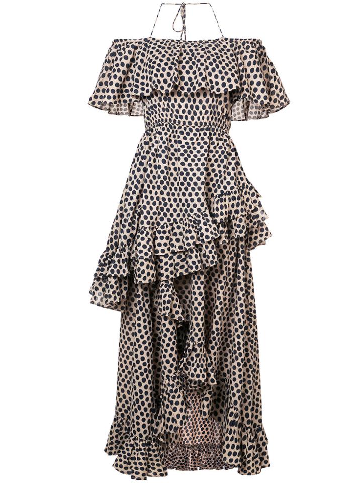 Rhode Resort Salma Off Shoulder Dress - Brown