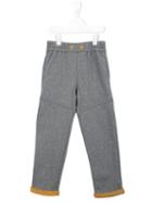 Armani Junior Two-tone Sweatpants, Boy's, Size: 7 Yrs, Grey