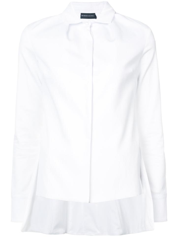 Brandon Maxwell Slim-fit Shirt - White