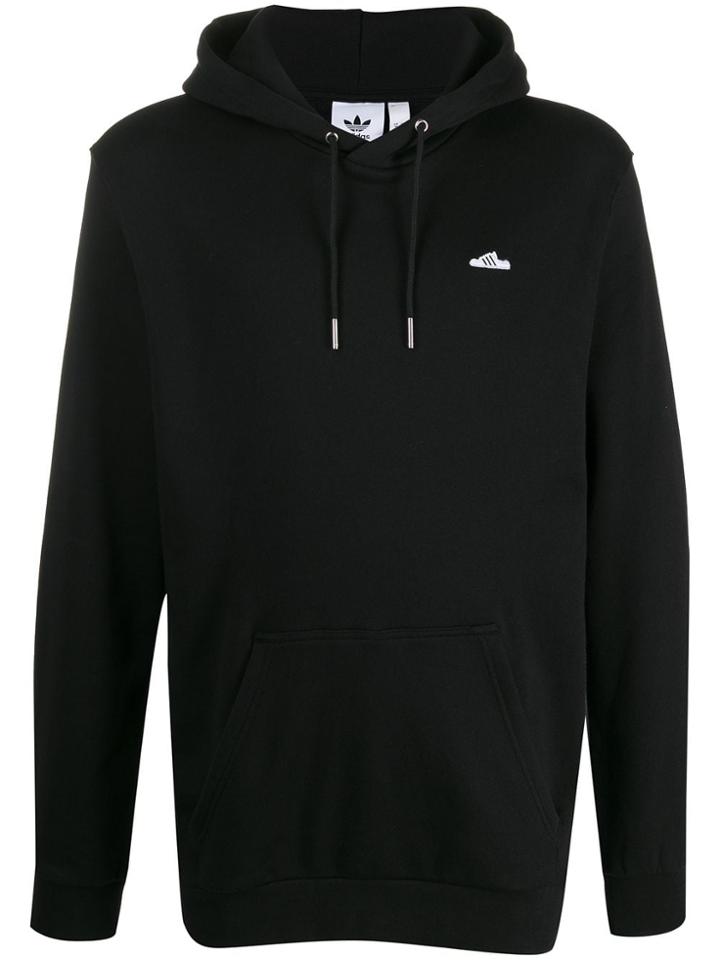 Adidas Mini Embroidered Hoodie - Black