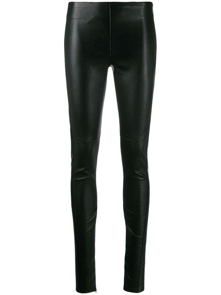 Golden Goose Nori Leather Leggings - Black