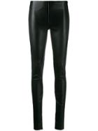 Golden Goose Nori Leather Leggings - Black