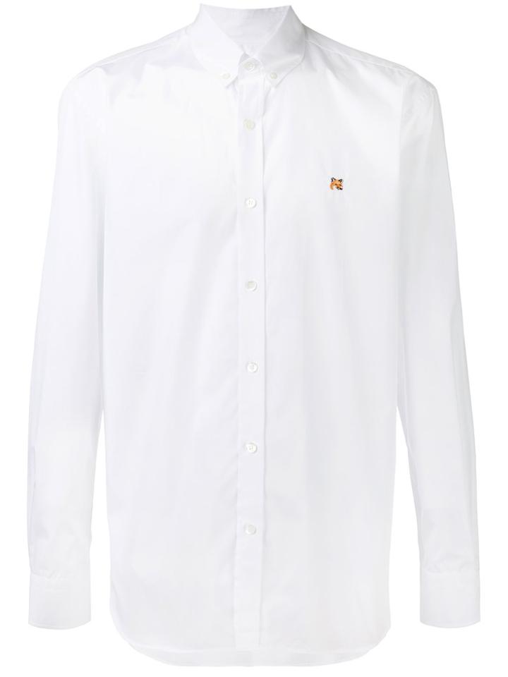 Maison Kitsuné Button Down Collar Shirt - White