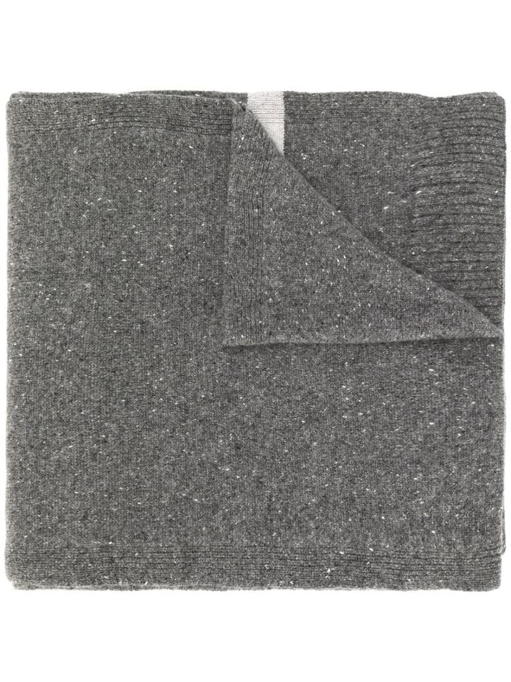 Pringle Of Scotland Long Cashmere Scarf - Grey