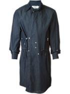 Mow Side Button Detail Fitted Coat