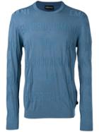 Emporio Armani Blue Lightweight Sweater