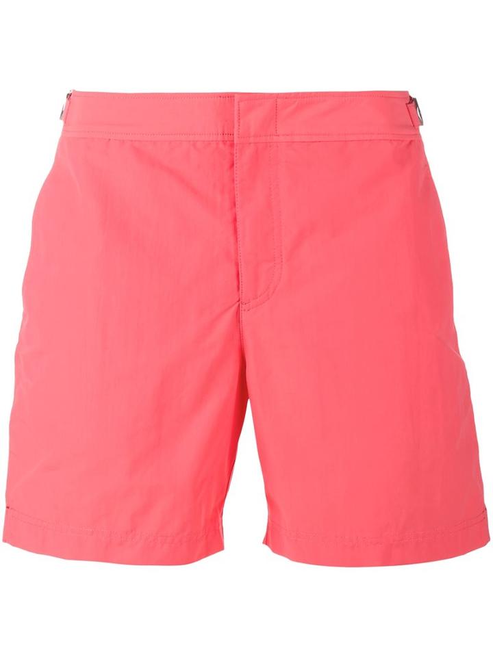 Orlebar Brown 'bulldog' Swim Shorts, Men's, Size: 36, Pink/purple, Polyamide/polyester