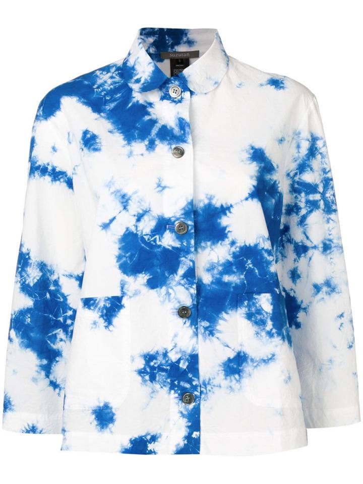 Suzusan Tie-dye Shirt - White