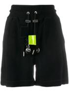 Diesel Drawstring Detail Sweat Shorts - Black