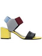 Pollini Block Colour Sandals - Multicolour
