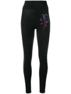 Philipp Plein P Embellished Leggings - Black