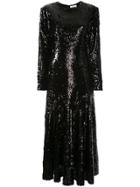 Racil Sequin Asymmetric Dress - Black