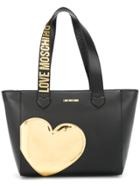 Love Moschino Heart Tote Bag - Black