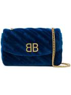 Balenciaga Bb Chain Wallet - Blue