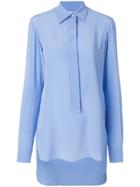 Victoria Beckham Front Placket Shirt - Blue