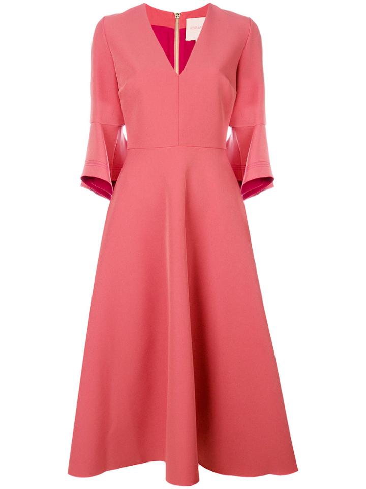 Roksanda Linaria Bonded Dress - Pink & Purple