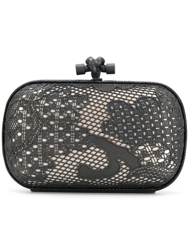 Bottega Veneta Vintage Lace Knot Bag - Black
