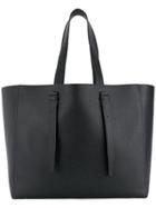 Valextra Long Strap Tote - Black