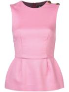 Adam Lippes Double Face Tailored Top - Pink
