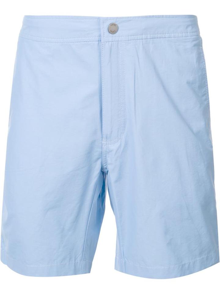 Onia 'calder' Swim Shorts, Men's, Size: 36, Blue, Cotton/nylon