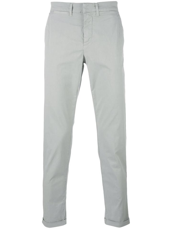 Fay - Classic Chinos - Men - Cotton/spandex/elastane - 32, Grey, Cotton/spandex/elastane