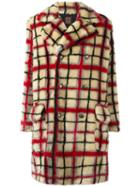 Jean Paul Gaultier Vintage Faux Fur Patterned Coat, Women's, Size: 40, Nude/neutrals