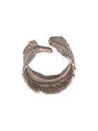 M. Cohen 14k Feather Ring - Silver