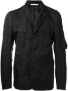 Givenchy Military Style Jacket, Men's, Size: 52, Black, Polyamide/polyurethane/cupro