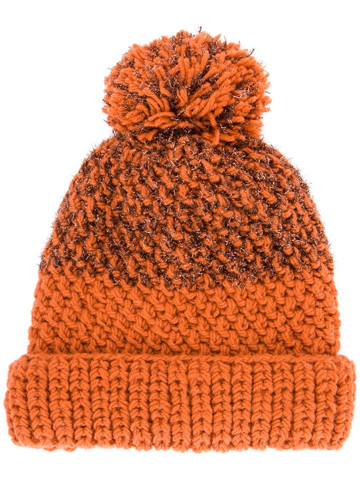711 Lyudmila Nanda Beanie - Yellow & Orange