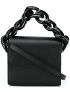 Marques'almeida Chain Trim Cross Body Bag, Women's, Black, Goat Skin